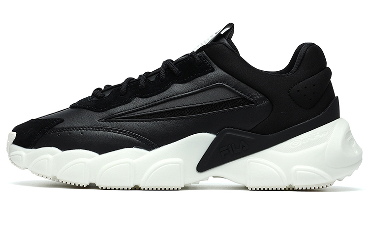 FILA Fashion Sneakers Low-top Running Shoes Black/White F12M134144FBK