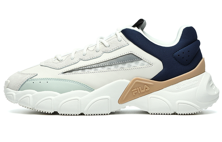 FILA Fashion Sneakers Low-Top Running Shoes White/Blue