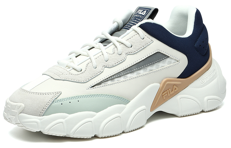 FILA Fashion Sneakers Low-Top Running Shoes White/Blue 圖 2