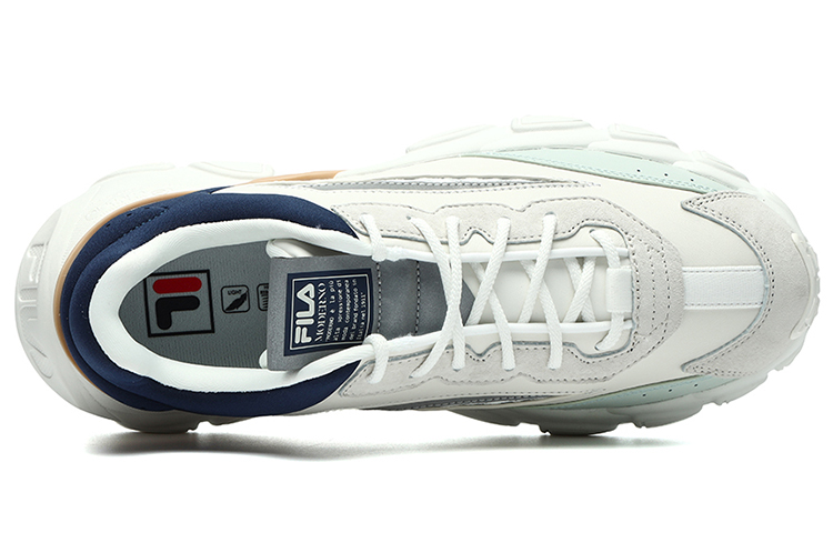 FILA Fashion Sneakers Low-Top Running Shoes White/Blue 圖 3