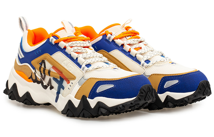 Lookbook Fila Fusion 斐乐潮牌 Fellow 欧客漫 復古跑鞋 黃白藍