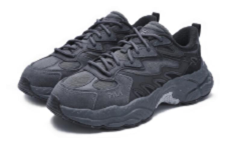 Order FILA斐樂 Fern 系帶百搭 減震耐磨 戶外功能鞋 男款 黑灰