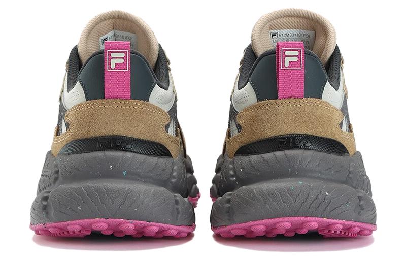 Lookbook FILA斐樂 Fern 蕨草鞋 防滑耐磨 低筒 爸爸鞋 男款 牡蠣灰