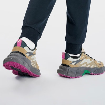 FILA斐樂 Fern 蕨草鞋 防滑耐磨 低筒 爸爸鞋 男款 牡蠣灰 Sizing FILA斐樂 Fern 蕨草鞋 防滑耐磨 低筒 爸爸鞋 男款 牡蠣灰