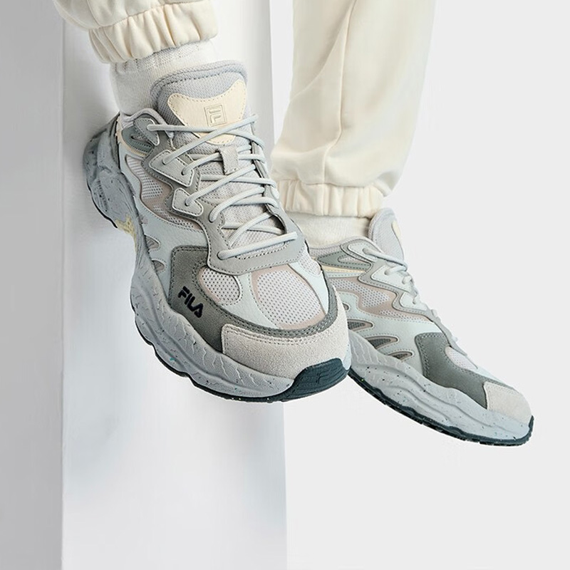 Purchase FILA斐樂 Fern 蕨草鞋 防滑耐磨 低筒 爸爸鞋 男款 南極灰