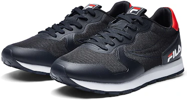 Order FILA斐樂 Fht系列 83 Runner 復古 低幫 跑步鞋 男款 黑白