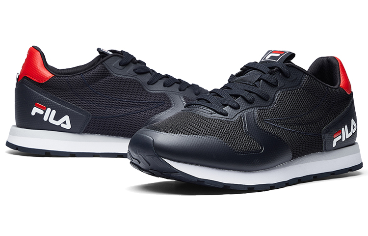 Lookbook FILA斐樂 Fht系列 83 Runner 復古 低幫 跑步鞋 男款 黑白