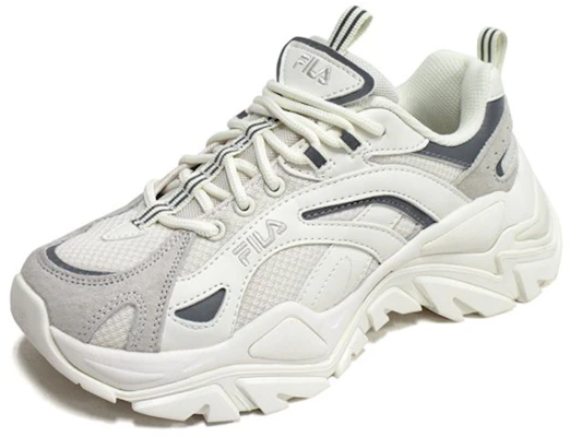FILA Fishbones Low Top Laufschuhe Weiß/Grau 1JM01283_063 Order FILA Fishbones Low Top Laufschuhe Weiß/Grau 1JM01283_063