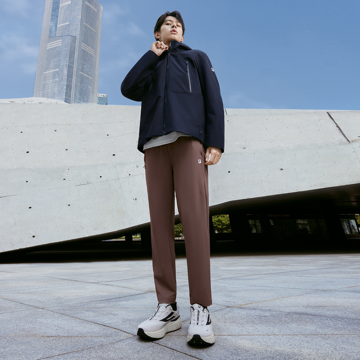 Purchase FILA 健身防風戶外3合1冬季兩件式外套 - 傳奇藍 A11M341701FNV