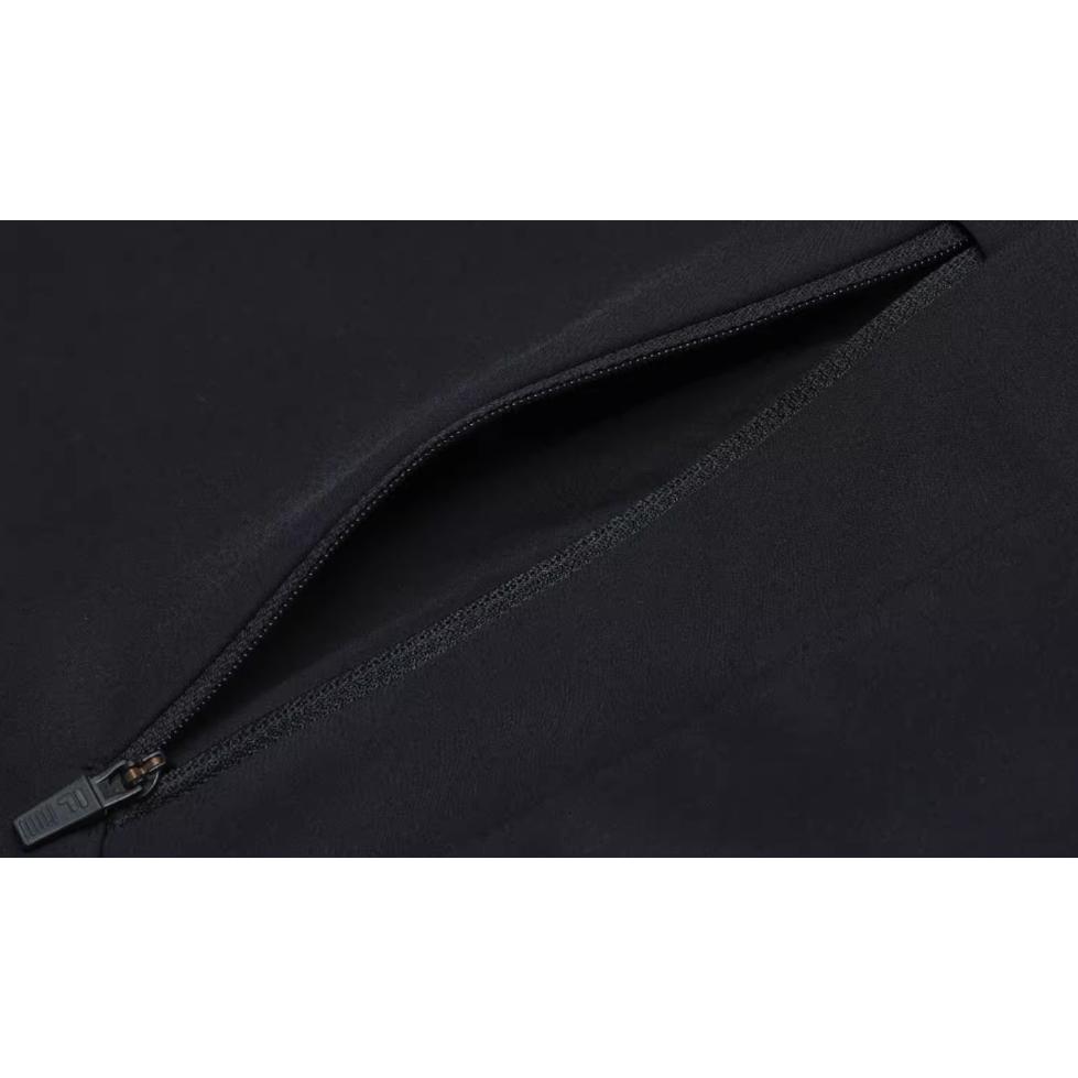 Sizing FILA Jaket Hooded Kasual Hitam Siri Outdoor Fitness. A11M441706F-BK