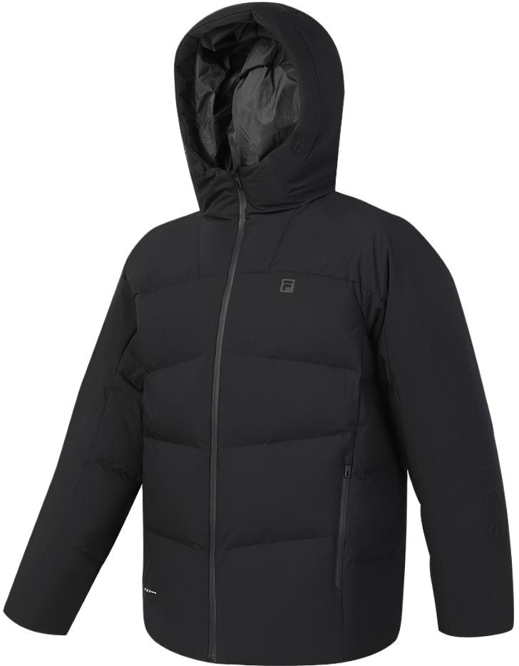 fila-fitness-athletics-winter-black-hooded-basketball-jacket-down-coat-a11-m341904-f-bk