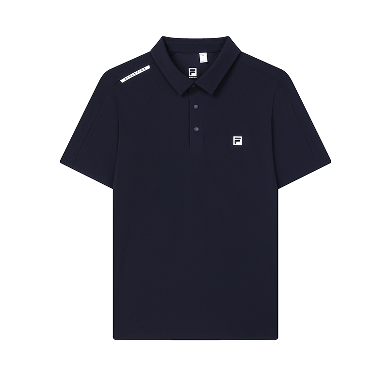 FILA Fitness Classic Breathable Casual Polo Shirt RD Royal Blue. A11M431110FNV
