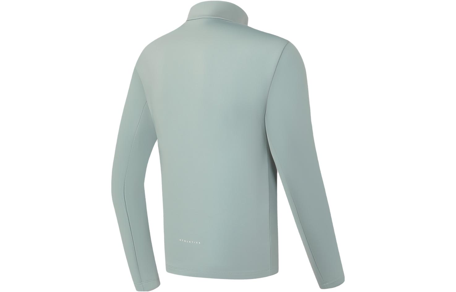 Lookbook FILA 健身系列藍灰配色印花長袖外套 A11M341501R-BU