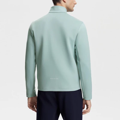 FILA 健身系列藍灰配色印花長袖外套 A11M341501R-BU Details for FILA 健身系列藍灰配色印花長袖外套 A11M341501R-BU