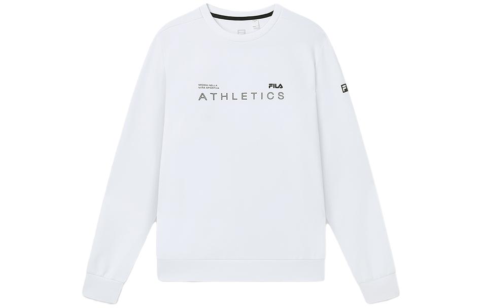 FILA Fitness Crewneck Pullover Sweatshirt Men’s White A11M331204F-WT
