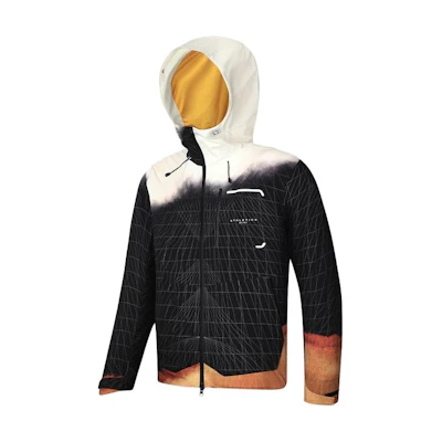 FILA Fitness Gradient Zip Hoodie Jacket Full Print Sportswear. A11M411709F-ZA