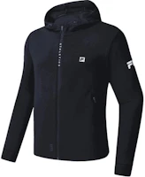 FILA Fitness Quick-Dry Comfort Hooded Jacket - Black A51M431502F-NV FILA Fitness Quick-Dry Comfort Hooded Jacket - Black A51M431502F-NV