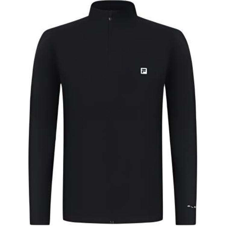 Order FILA 健身系列 黑色快乾柔軟長袖外套 附品牌Logo A11M421506F-BK