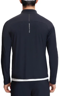 FILA 健身系列 黑色快乾柔軟長袖外套 附品牌Logo A11M421506F-BK Purchase FILA 健身系列 黑色快乾柔軟長袖外套 附品牌Logo A11M421506F-BK