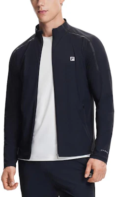 FILA 健身系列 黑色快乾柔軟長袖外套 附品牌Logo A11M421506F-BK Details for FILA 健身系列 黑色快乾柔軟長袖外套 附品牌Logo A11M421506F-BK