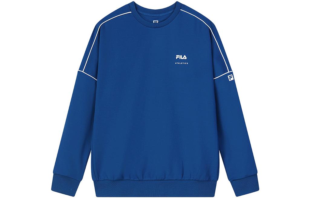 FILA Fitness Series Crewneck Pullover Logo Sweatshirt Galaxy Blue A51M331222F-NV