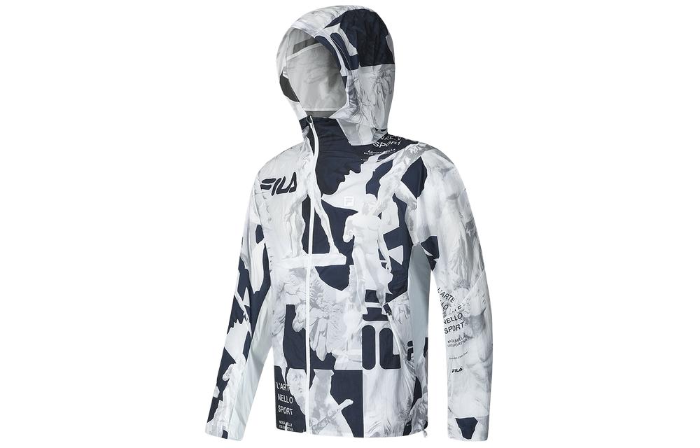 FILA Fitness Series Full-Print Zip Hoodie Jacket A11M421706F-ZA