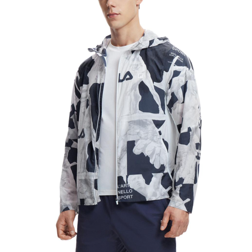 FILA Fitness Series Full-Print Zip Hoodie Jacket A11M421706F-ZA 圖 4