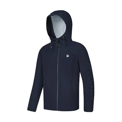 FILA Fitness Series Solid Color Zip Hoodie Jacket Men’s Dark Blue A11M341705F-NV