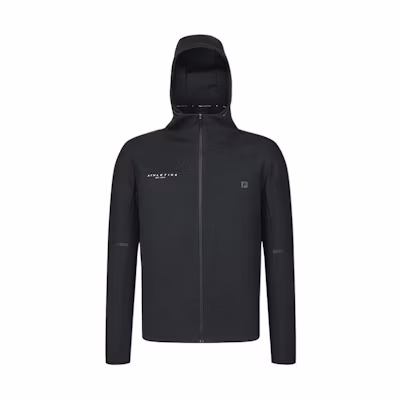 FILA Fitness Solid Black Knit Hoodie Jacket A11M411506F-BK