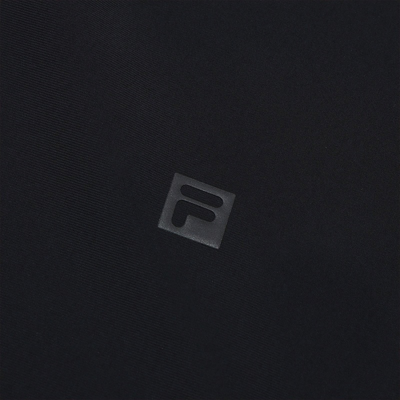 Cheap FILA フィットネス 無地 ニット フード付き ジャケット - ディープブラック A11M511505FBK