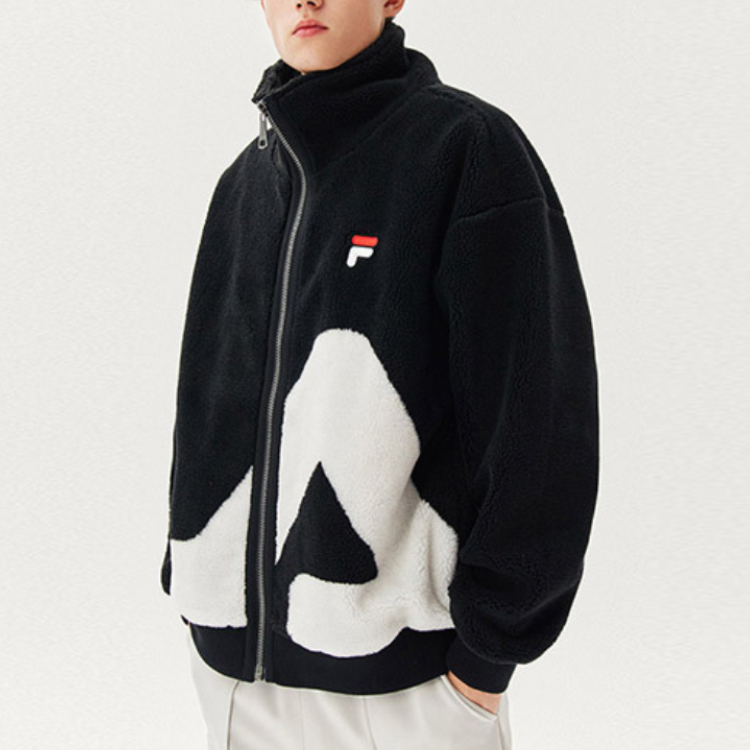 Purchase FILA Fleece Logo Unisex Casual Jacket Black. F51M148926FBK