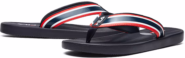 Lookbook FILA Flip-Flops Black Red White F12M024612FNV