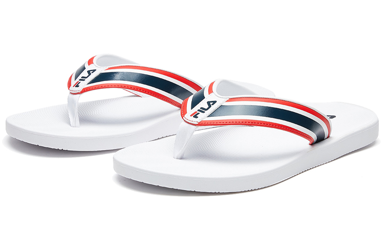 FILA Flip-Flops White Red Black 圖 3