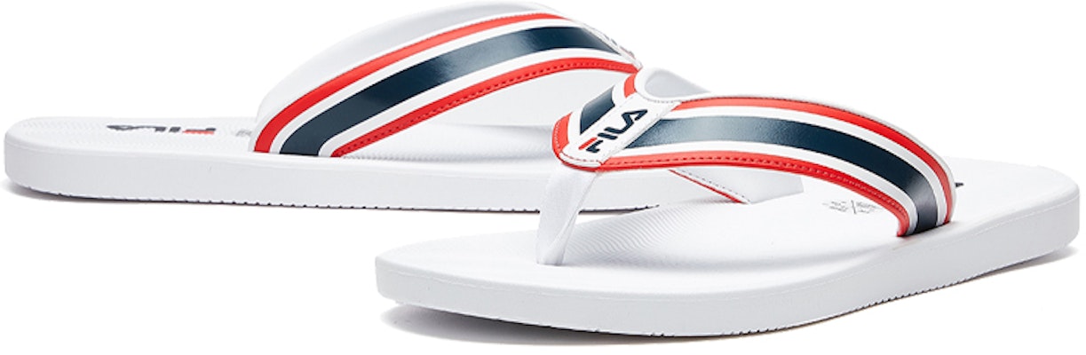 FILA Flip-Flops Weiß Rot Schwarz F12M024612FNR Shop FILA Flip-Flops Weiß Rot Schwarz F12M024612FNR