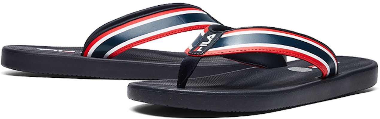 FILA 人字拖 黑红白色 F12M024612FNV Lookbook FILA 人字拖 黑红白色 F12M024612FNV