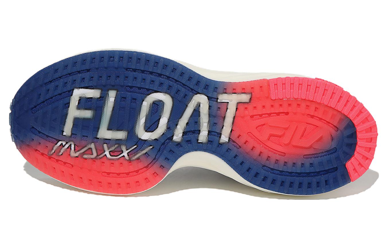 Shop FILA斐樂 Float Maxi 防滑耐磨 低筒 跑步鞋 男女同款 白藍粉 韓版