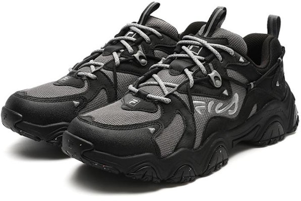 FILA Fluid 4 Sneakers 'Hitam Kelabu' F12M342107AQA Lookbook FILA Fluid 4 Sneakers 'Hitam Kelabu' F12M342107AQA