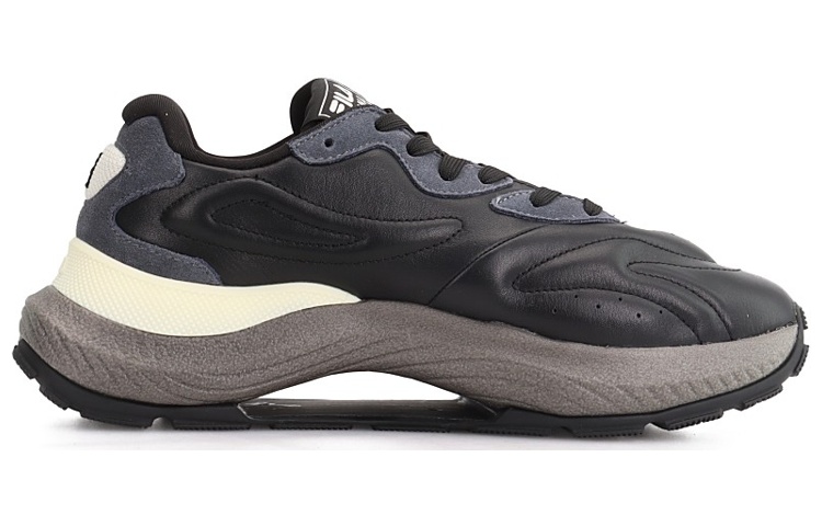 Order FILA斐樂 Flusso Icona 時尚 低幫 運動休閒鞋 男款 黑灰