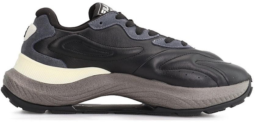 FILA斐樂 Flusso Icona 時尚 低幫 運動休閒鞋 男款 黑灰 Order FILA斐樂 Flusso Icona 時尚 低幫 運動休閒鞋 男款 黑灰