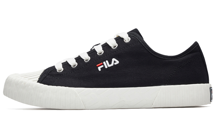 FILA Fmc Series Carve Low-Top Canvas Sneakers Black/White F12M034415FBK