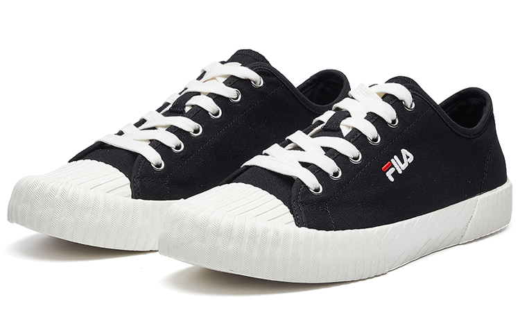 Order FILA FMC Series Lage Canvas Sneakers Zwart/Wit F12M034415FBK