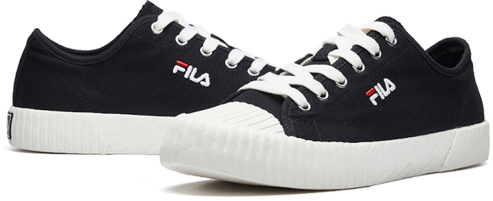 FILA Fmc Series Carve Low-Top Canvas Sneakers Black/White F12M034415FBK Lookbook FILA Fmc Series Carve Low-Top Canvas Sneakers Black/White F12M034415FBK