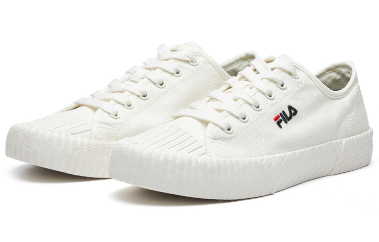 Order FILA FMC Series Carve Lage Canvas Sneakers Crème-Wit F12M034415FSW