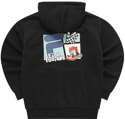 FILA FOB Cartoon Graphic Fleece Hoodie Black Unisex Casual Style T11U343207FBK Buy FILA FOB Cartoon Graphic Fleece Hoodie Black Unisex Casual Style T11U343207FBK