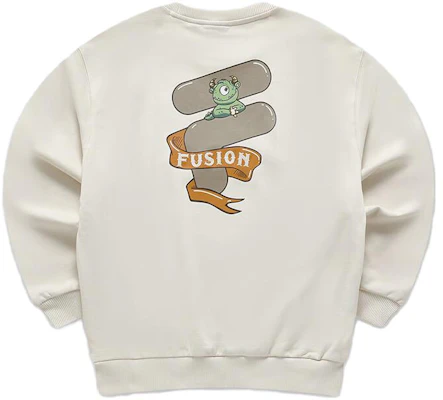 FILA FOB系列卡通标志针织圆领毛衣男女同款 - 麦芽色 T11U413206F-BG Buy FILA FOB系列卡通标志针织圆领毛衣男女同款 - 麦芽色 T11U413206F-BG