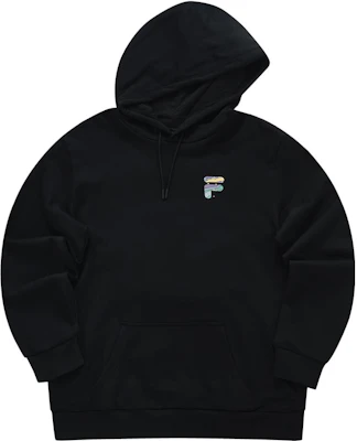 FILA FOB Series Rainbow Oversized Knit Hoodie Unisex - Black T11U333207FBK Buy FILA FOB Series Rainbow Oversized Knit Hoodie Unisex - Black T11U333207FBK