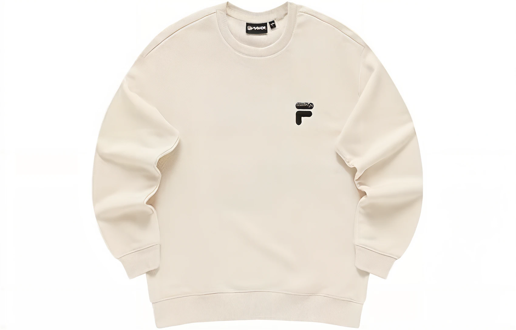 fila-fob-series-unisex-crewneck-fleece-pullover-sweatshirt-malt-color-t11-u343205-fbg