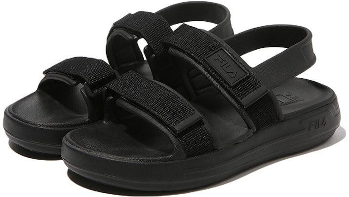 FILA Fong Sandals 'Black Korean Edition' 1SM01934E_001 Lookbook FILA Fong Sandals 'Black Korean Edition' 1SM01934E_001
