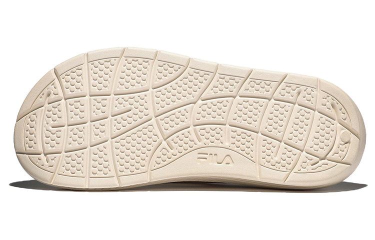 Shop FILA Fong Song Sandal Platform Unisex Beige Versi Korea 1SM01945E_920