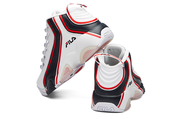 Shop 휠라 포워드 미드탑 화이트 블루 F12M111224FWF